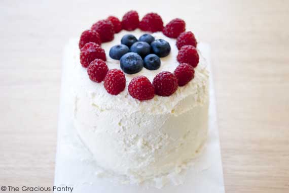 4th Of July Watermelon Cake